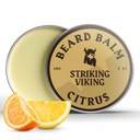 Striking Viking Ayıd Balm for Men - Beard Situationer - Styling Balm Doğal Türlü Ayıd Butter, Argan & Jojoba Oils (2 Ounce (kırda 1), Citrus)