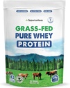 Opportunitas Grass Fed Whey Protein Powder Concentrate - 1 Συστατικό - Καθαρό συμπλήρωμα πρωτεΐνης για το ποτό, smoothie, Shake, Μαγειρική & Ψήσιμο - Μη ΓΤΟ, Ορμόνη Χωρίς & Γλουτένη - 5 Λίρες