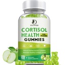 Women Gummies için Cortisol Detox, Cortisol Steps Detox Manager, Magnezyum Ashwagandha Rhodiola Rosea Herbal Kompleksi Mood/Focus & Sleep için, Sağlıklı Kortisol Seviyelerini koruyun - 30 Gün Vegan Supply
