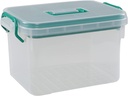 Clear Plastik Depolama Kutusu Organize/Medicine Box, Family Emergency Kit Storage Box