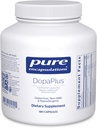 Pure Encapsulations DopaPlus - Destekler Dopamin Production - Daily Brain Function* - Folate, Vitamin B6 & L-5-MT - Non-GMO & Vegan - 180 Capsules