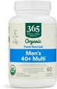 365 από το Whole Foods Market, Vitamin Multi Mens Food Cultured 40 Plus, 60 Count