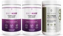 VITASEI Hydrolyzed Collagen Hydro Toz C & Resveratrol ve Teatox Cleanse Support Toz, Digestion ATM W/Green Tea, Spirulina, Artichoke