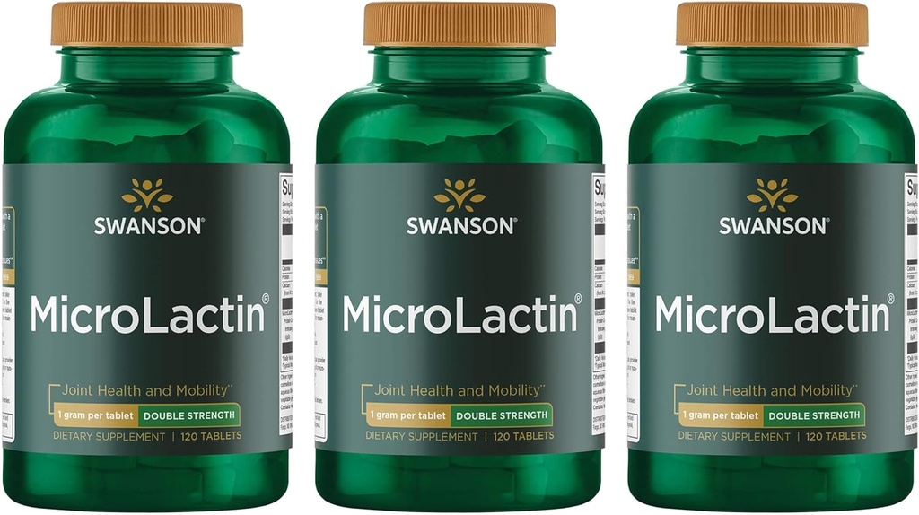 Swanson Μικρολακτίνη Διπλή Δύναμη 1000 Milligrams 120 Tabs (3 Pack)