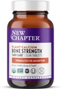 Yeni Bölüm Kalsiyum Tamamı - Bone Strength Organicuba with, Magnezyum D3+K2, Bone Health için 70+ Trace Minerals, Gluten Free, Easy to Swallow Slim Tabletleri - 120 Kont