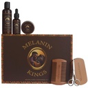 Melanin Kings Beard Grooming Kit for Men - Formulas With Ancient African Natural Materialss | Beard Wash, Oil, Balm, Brush, Comb, Trimming Scisors