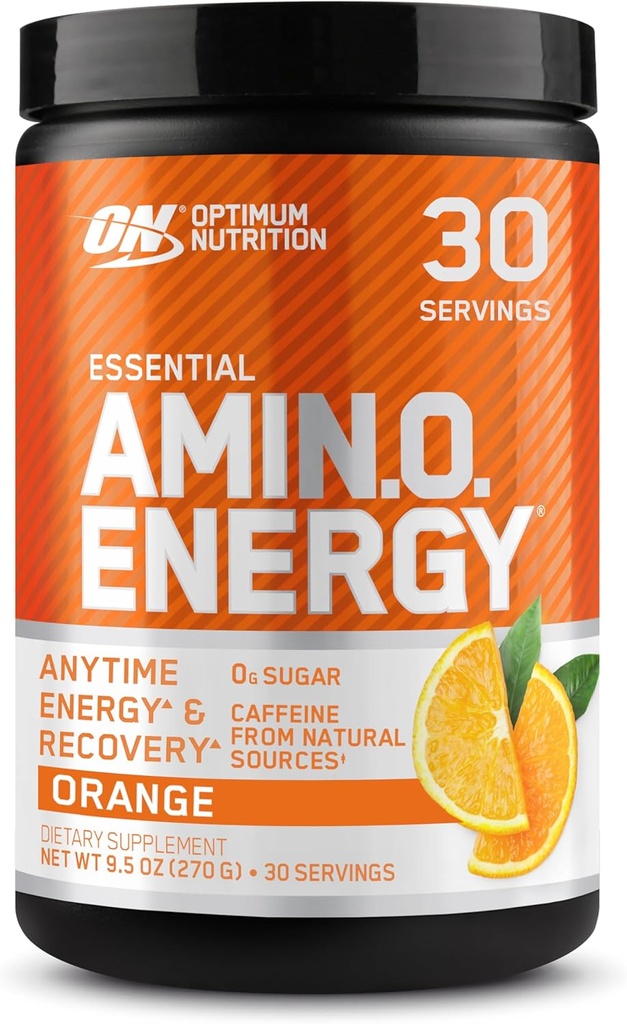 Optimum Beslenme Amino Enerji - Yeşil Çayla Çalışmak, BCAA, Amino Asits, Keto Friendly, Green Coffee Extract, Energy Toz - Orange Buzdolabı, 30 Hizmet (Pazar Mayıs Vary)