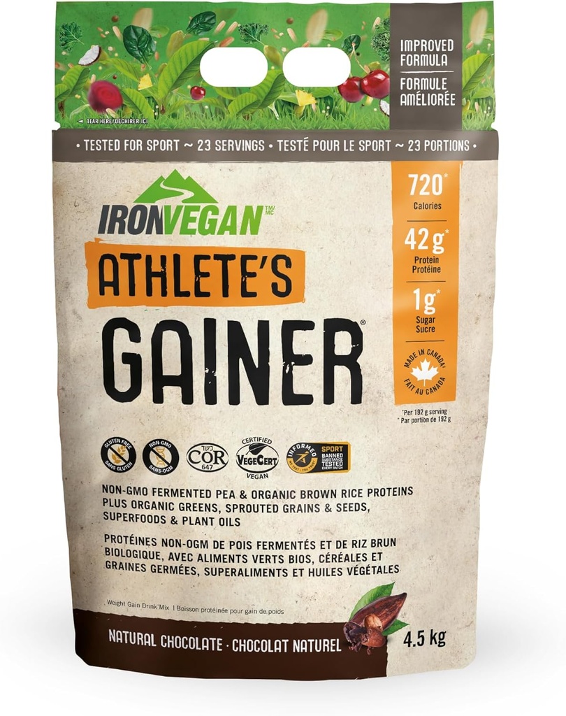 Iron Vegan Athlete's Winer - Natural Chocolate 4.5 kg