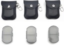 VOFOON 3 Pack Μικρός διοργανωτής χαπιών, ταξιδιωτικό κουτί χαπιών για την τσάντα, Keychain Hill Holder, Pocket Hill Container, 2 φορές την ημέρα καθημερινή φορητή ιατρική περίπτωση βιταμίνης, Fish Oil Box, συμπλήρωμα κουτί
