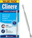 Clinere Ear temizleyicis, Gentle Canal Temizlik ve Ear Wax Removal Tool, Itch Relief, Exfoliates, 36 Count