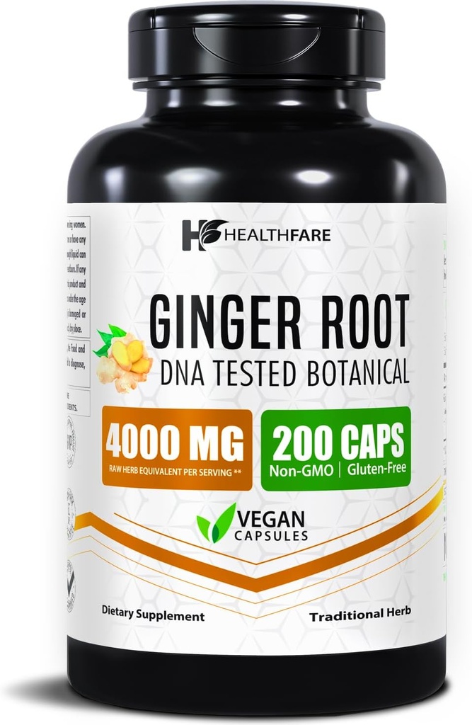 Healthfare Ginger Root Extract 4000mg 