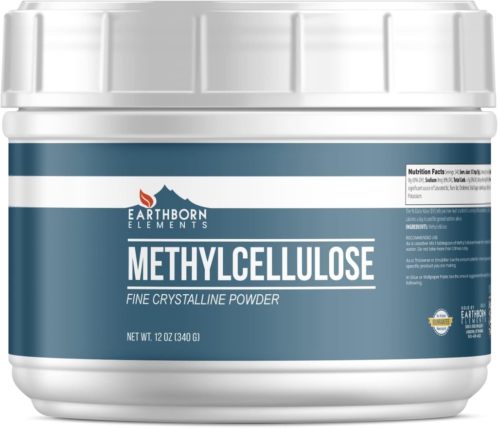 Earthborn Elements Mecellulose (12 oz), Emülsiyonlar veya Katkılar, Gıda Grade
