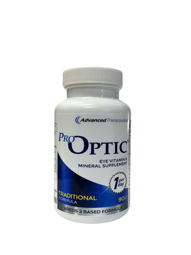 Traditional Formula (AREDS 2 Based Formula) 90 Capsules - 3 Month Supply - One Capsule Per Day