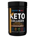 Superior Source Keto Collagen - Κόνις πρωτεΐνης κολλαγόνου με λάδι MCT - Υποστηρίζει τα μαλλιά, το δέρμα, τα νύχια και την κοινή υγεία - Γαλακτο-ελεύθερο - σοκολάτα, 14 oz