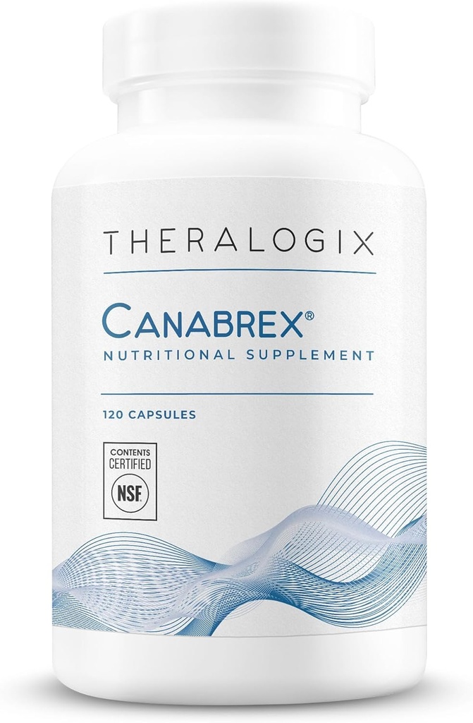 Theralogix Canabrex Palmitoylethanolamide (Pea) συμπλήρωμα - 60 ημερών προσφοράς - Κοινό συμπλήρωμα υγείας για γυναίκες και άνδρες - Sleep & ανοσοποιητικό συμπλήρωμα υποστήριξης - NSF Certified - 120 κάψουλες