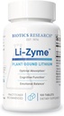 Biotics Araştırma Li Zyme 50 mikrogram, Bütün Bir Gıda, Fitkimyasal Olarak Bound Lityum, Yüksek Biyomalzeme, Beyin Fonksiyonları, Hafıza ve Mood Destek, 100 Tablet