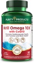Krill Omega 10X περισσότερα EPA & DHA με CoQ10 Super Formula από προϊόντα καθαρότητας. 60 ΓΑΛΑ