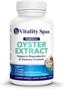 Oyster Extract - Pure, Highly Interd Supplement for Men & Women – Supports Energy & Immune Boost; çinko, Taurin, amino asitler ve Vitaminler, 500 mg, 60 Veg Capsules, ABD'de Yapılan