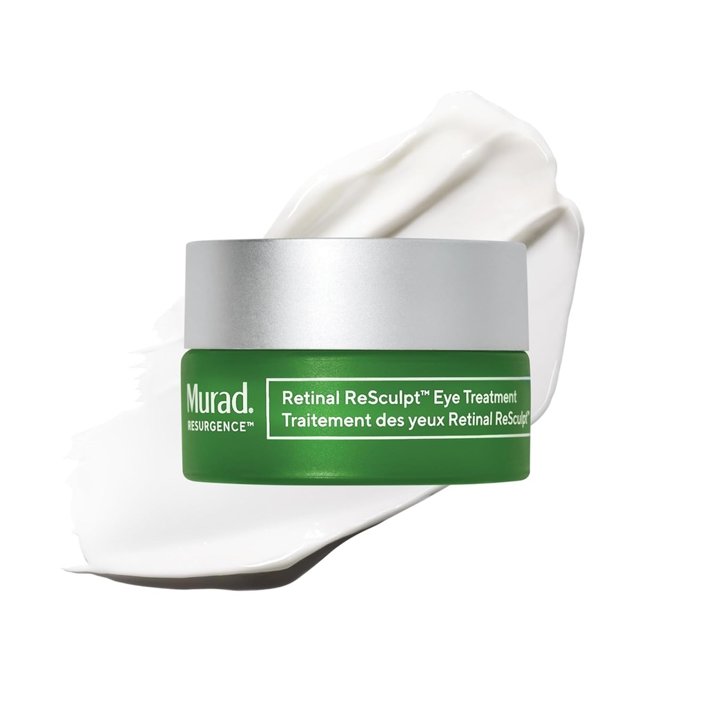 Murad Retina ReSculpt Eye Lift Tedavisi - Encapsated Retinal, Gentian Root, & Oat-Firming Film for Youthful Eyes - Darens Droopy Lids & Under-Eye Çantası - 0,5 Fl Oz