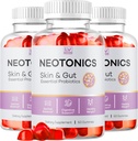 (3 Pack) Neotonics Skin And Gut Gummies, Neotonics Skin & Gut Essential Probiyotikler Gummies, Neotonics Skin And Gut Gummies Yorumlar, Neotonics Gummies, 180 Gummies 3 Aylar için
