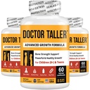 NuEn İyi Doktor Taller - Üst Büyüme Formülü - Yüksek Büyüme ve Immunity - Çelik, D3, Vitamin K2, Amino Asits & Herbs for Children (8+) - 3 Pack | 3 Ay Supply