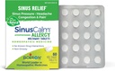 Boiron SinusCalm Alerji Tabletleri Sinus Baskısı, Sinus Headache veya Sinus Congestion ve Pain - 60 Count