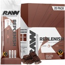 RAW Replenish Packets, Premium Electrolytes Toz Recovery Formula, Chocolate (20 Stick Packs) - Hydration, Replenishment, Endurance & Performans İşouts