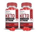 Justified Laboratories (2 Pack Trim Tummy Keto ACV Gummies Extreme 2000MG Trim Tummy Keto Gummies Apple Cider Vinegar Formulated with Pomegranate Beet Juice Powder B12 Vegan Non GMO 120 Gummys