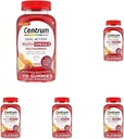 Centrum MultiGummies Multi+ Omega 3 Dual Action, Adult Multivitamin, Multivitamin/Multimineral/Omega 3 Supplement, Strawberry/Lemon/Orange Flavors - 110 Kont (Pazarlama)