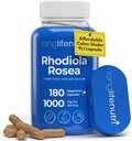 LongLifeNutri Rhodiola Rosea 500mg - 180 κάψουλες χορτοφάγων για την ψυχική & φυσική υγεία, μη ΓΤΟ, 3-μηνιαία προμήθεια, φυσικά πηγασμένα & εργαστηριακά δοκιμαστεί, Made in USA - Καθημερινή συμπλήρωμα ευεξίας
