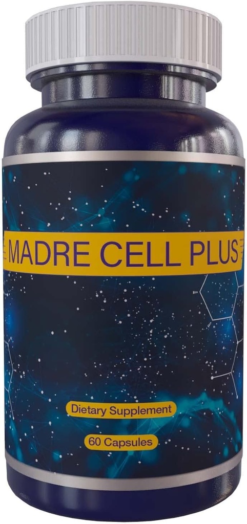MADRE CELL PLUS - Stem Cell Κατασκευασμένο από καθαριστικό AFA, Χωρίς γλουτένη Μπλε Πράσινη Άλγη - 60 κάψουλες