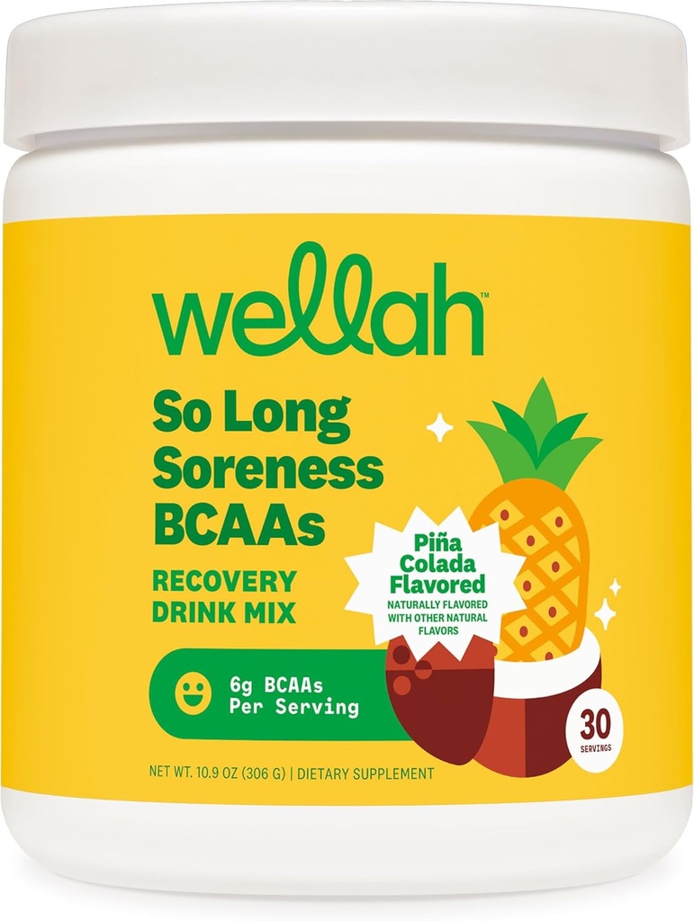 Bizllah So Long Soreness BCAA Toz (Pina Colada Flavored) 30 Hizmet - Hydration Kompleksi ile