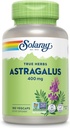 SOLARAY Astragalus Root 400mg – Παραδοσιακή βοτανική υποστήριξη - Μη ΓΤΟ, Vegan & Lab Επαληθευμένο - 180 Μερίδες, 180 VegCaps