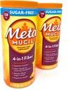 Metamucil Sugar Free Fiber Supplement, Orange Smooth 260 Servisler