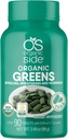 Organik Yeşiller (Spirulina, Buğdaygras & Moringa) 90 Tablet - Vitamin ve Minerallerde Zengin - Super Greens 1100 mg - sertifikalı USDA - Non GMO - Vegan