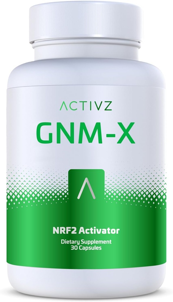 ACTIVZ GNM-X - Genetik Hücre Savunması için Nrf2 Activator ve Gelişen Well-Being - Supports Longevity and Epigenetic Health - 30 Capsules