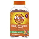 C vitamini, D, B12 for Metabolism için Yetişkinler için Metamucil Fiber Gummies, No Sugardrew Citrus Berry Flavor, 5g Plant Based Prebiyotik Fiber Supplement Meeting, 120 Count Count