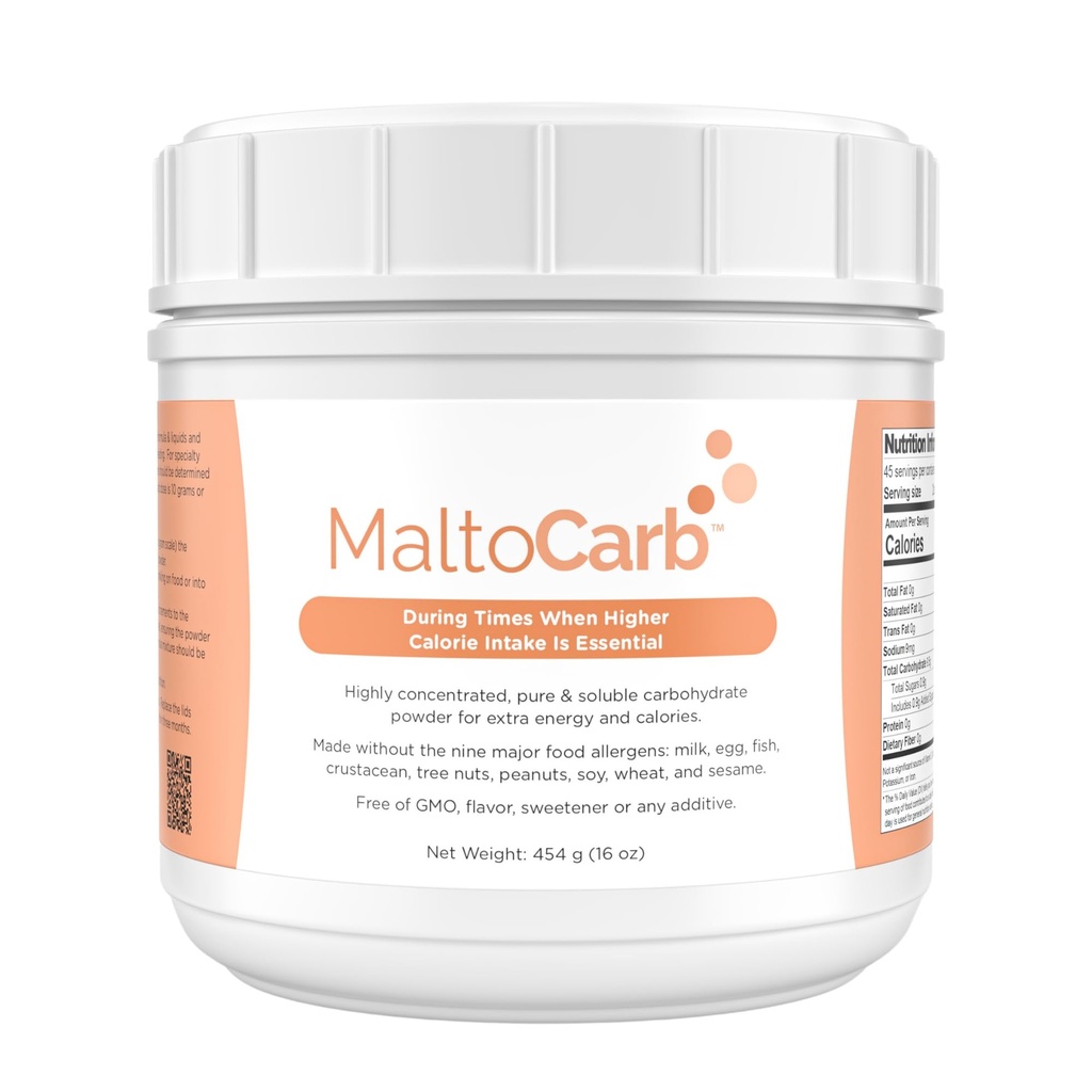 MaltoCarb Maltodextrin Toz - Sustained Energy, High-Calorie, Fast-Absorbing, Gluten-Free, Plant-Based, Ideal for Recovery, Kilo Lig, Athletes & Diyetary Support- 454g