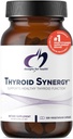 Designs for Health Thyroid Synergy - Thyroid Support Supplement with Iodine, American Ginseng, Σελήνιο, Ψευδάργυρος + Μαγγάνιο - Vegan Thyroid Vitamins, Χωρίς γλουτένη (120 κάψουλες)