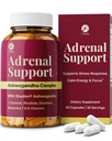 100% Natural Shoden Ashwagandha Kompleksi Supplement - Ultra High Potency 35:1 Uyku ve Enerji Desteği için Yoğun Kök Takdiri - Vegan, Non-GMO - 60 Ashwagandha Capsules