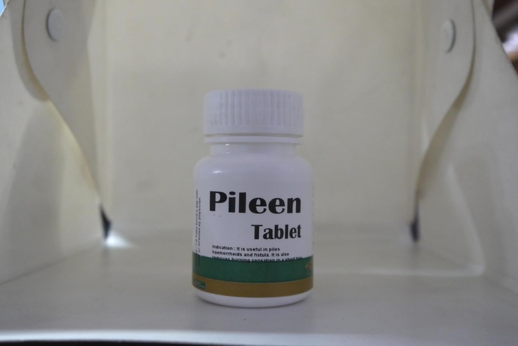 Prabhat Ayurvedic Eczane Pileen Natural Ayurvedic Tablet, Digestion
