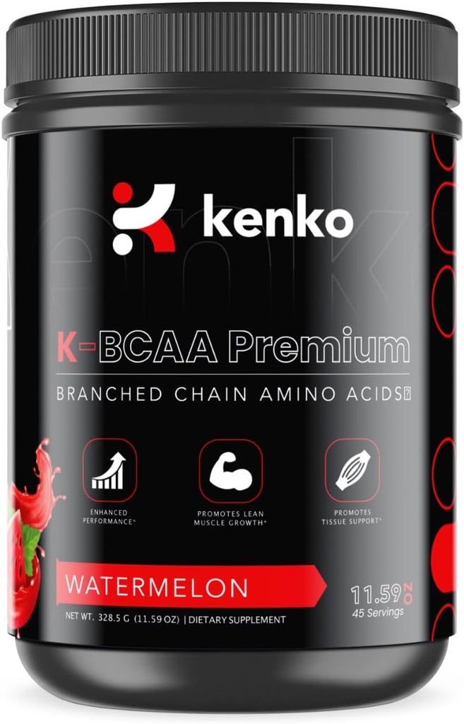 Kenko K-BCAA Premium'ı temel alır -Chain Amino asitleri (Watermelon)