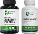 Sağlıklı Gut HoloZyme Digestive Enzymes, 180 Capsules ve Magnezyum-HP, 60 Capsules