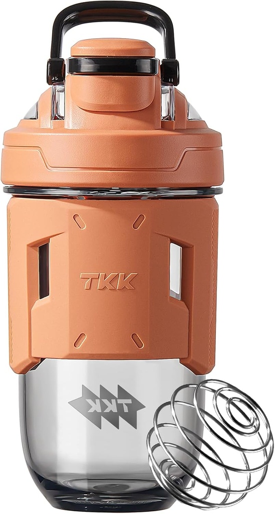 TKK 24oz μπουκάλι αναδευτήρα πρωτεΐνης με Blending Ball, BPA Free Tritan Πλαστικό, Leak-Proof, One-Touch Lid, Non-Slip Grip, Sports & Fitness Χρήση