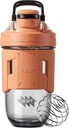 TKK 24oz μπουκάλι αναδευτήρα πρωτεΐνης με Blending Ball, BPA Free Tritan Πλαστικό, Leak-Proof, One-Touch Lid, Non-Slip Grip, Sports & Fitness Χρήση
