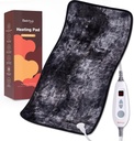 Bearhug XXL Electric 17'x33' Double-Sided Faux Fur Isıtma Pad, 6 Heat Levels, 2 Saat Auto-Off, Moist & Kuru Heat Therapy for Back Pain Relief, Machine Washable, ETL sertifikalı - Hediye Box