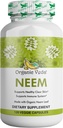 Organik Veda Neem Capsules, 1000 mg - Organik Herbal Supplement Ayurvedic India Neem Leaf Toz - Destekler Radiant Skin, Immune, Detox, Sağlıklı Inflammatory Cevap - 120 Veggie Capsules