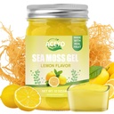 ACEYO (12 OZ) Ιρλανδική Θάλασσα Moss Gel Βιολογική Ακατέργαστη Vegan Λεμόνι Γεύση 102 Βιταμίνες και Ορυκτά Άγρια Συγκομιδή Μη-ΓΤΟ Ανοσοποιητικό αμυντικό ενισχυτή Thyroid