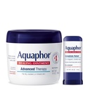 Aquaphor Advanced Therapy şifa Ointment Skin Korumacı (14 Oz) + şifa Balm Aokado yağı ve Shea Butter (0.65 Oz)