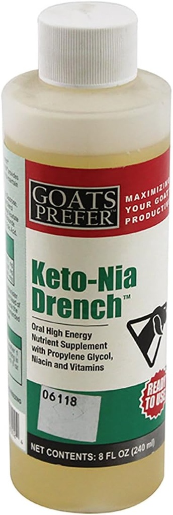 Vet's Plus Κατσίκες Προτιμήστε Keto-Nia Drench 8 Ουγγιά